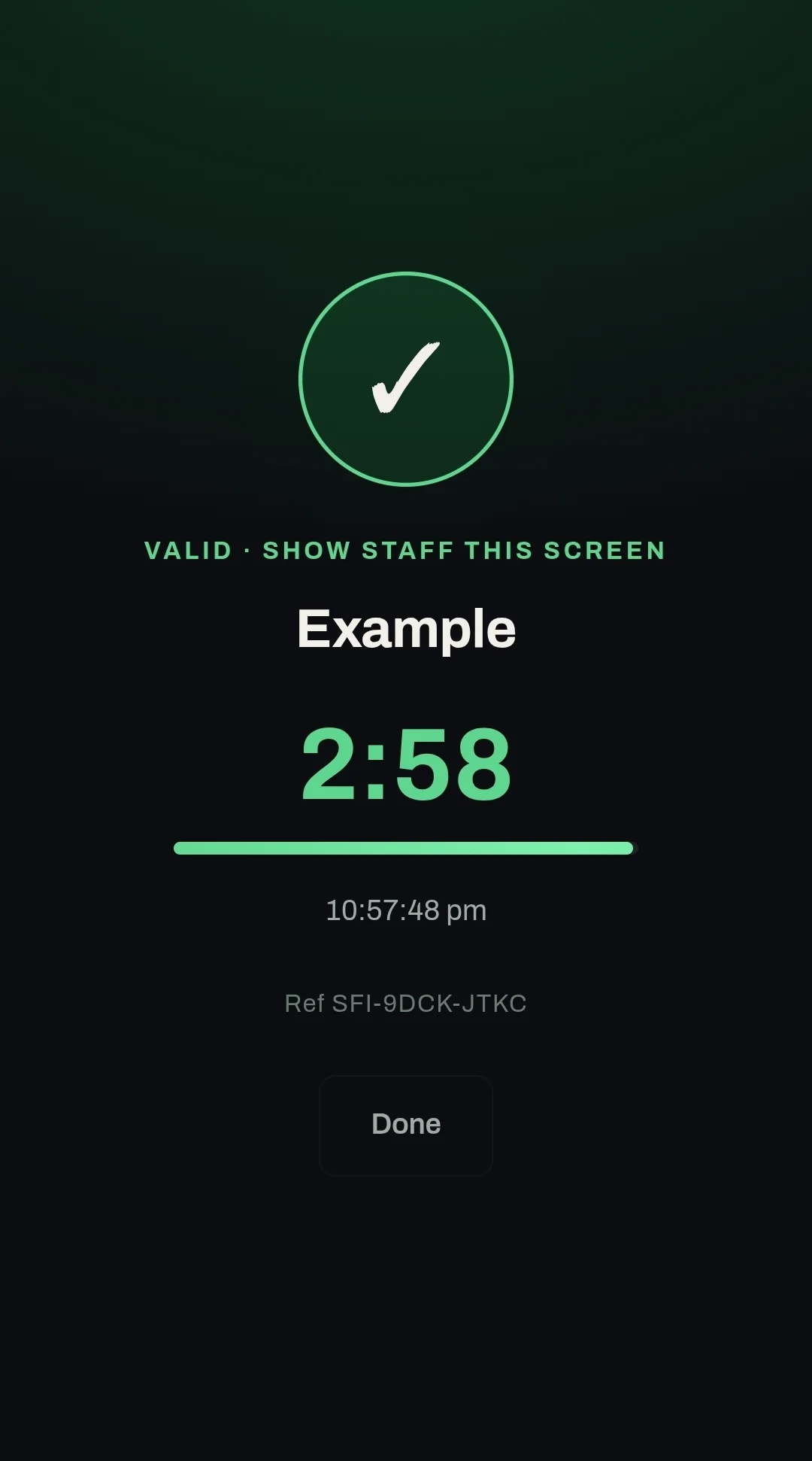 StadiaFi voucher redemption countdown